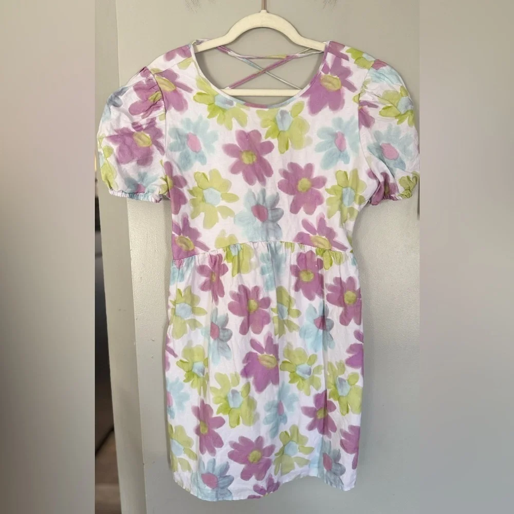 Aritzia Sunday Best Floral Puff Sleeve Dress - Picture 3 of 5